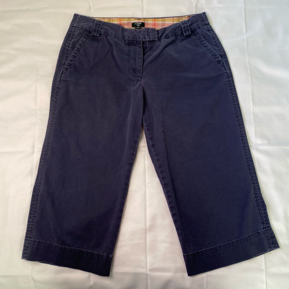 Vintage J. Crew Navy Capris